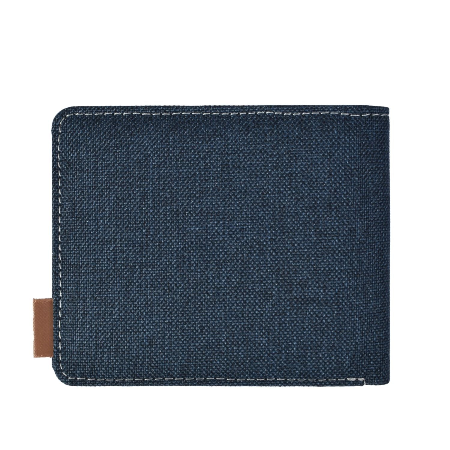 Nifteen London Billfold Wallet With Coin Purse - Navy With Grey Lining