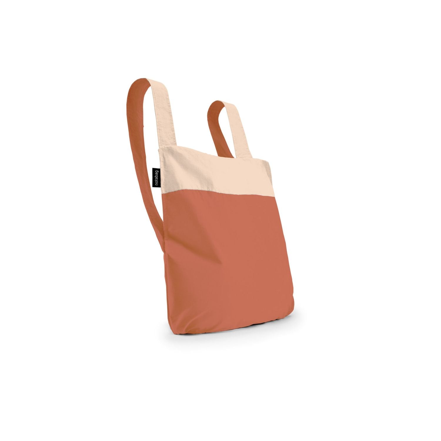 Notabag Original Convertible Tote Backpack - Sand/Terracotta