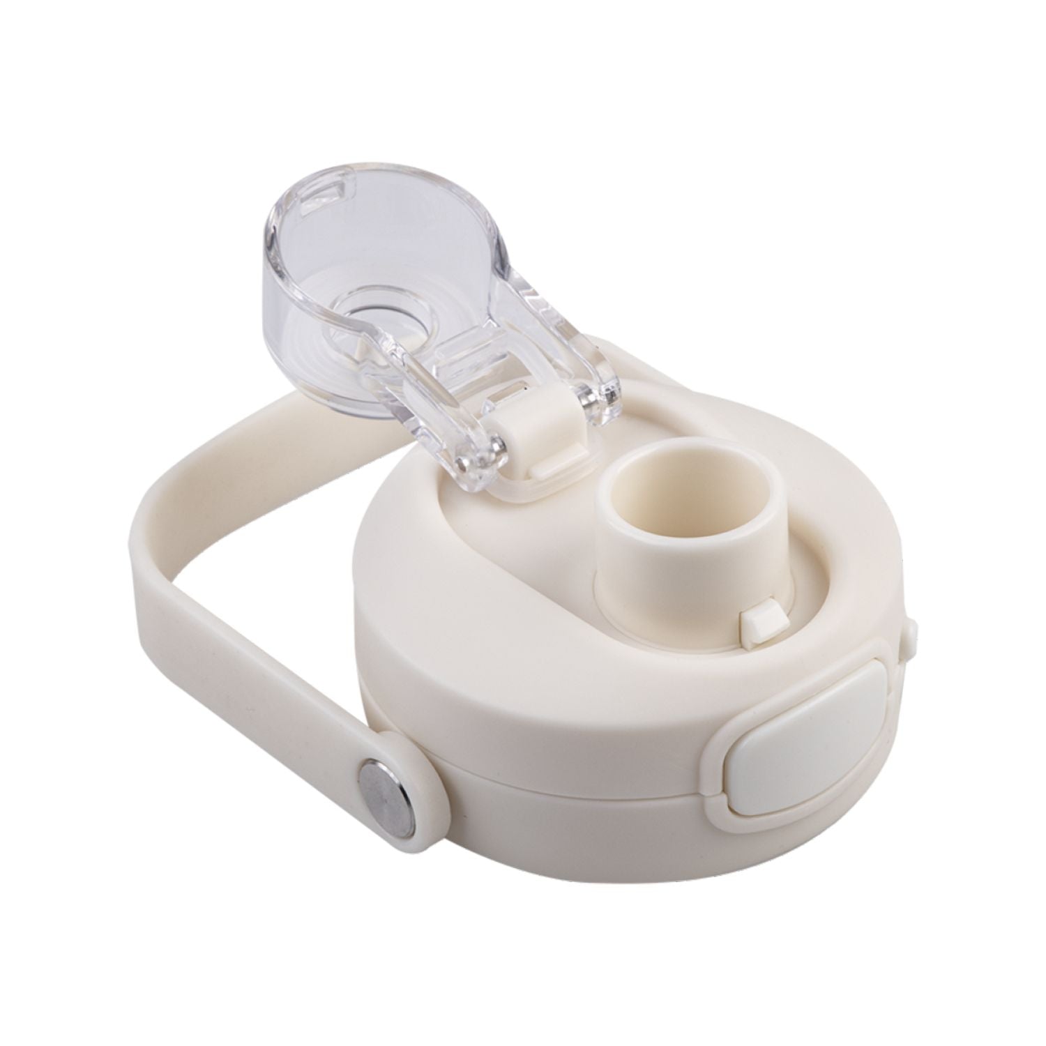 Oasis Ceramic Stainless Steel Triple Wall Capri Quick Release Drink Bottle 1L - Alabaster