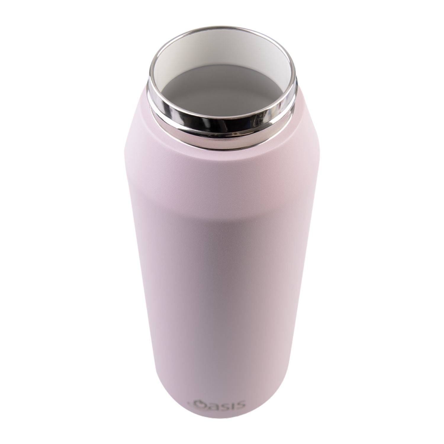 Oasis Ceramic Stainless Steel Triple Wall Capri Quick Release Drink Bottle 1L - Pink Lemonade