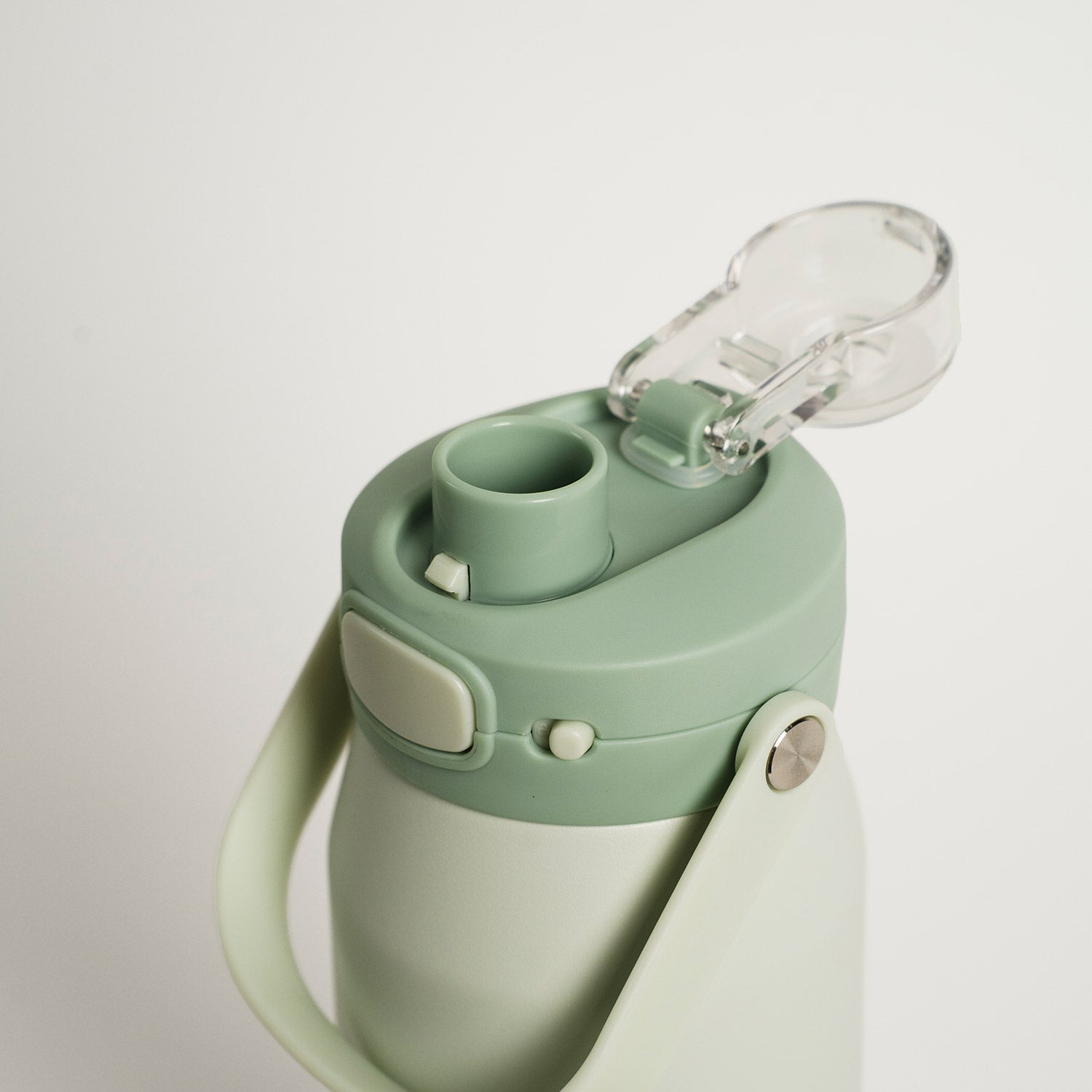 Oasis Ceramic Stainless Steel Triple Wall Capri Quick Release Drink Bottle 750ML - Mint Green