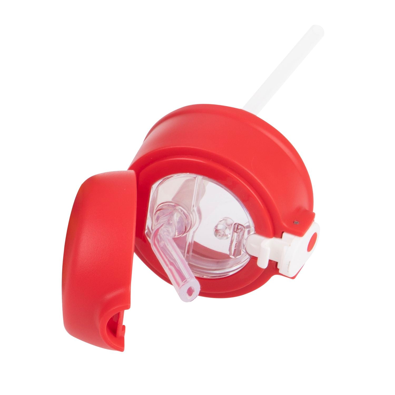 Oasis Kids' Drink Bottle with Sipper Silicone Straw 400ML - Bricks