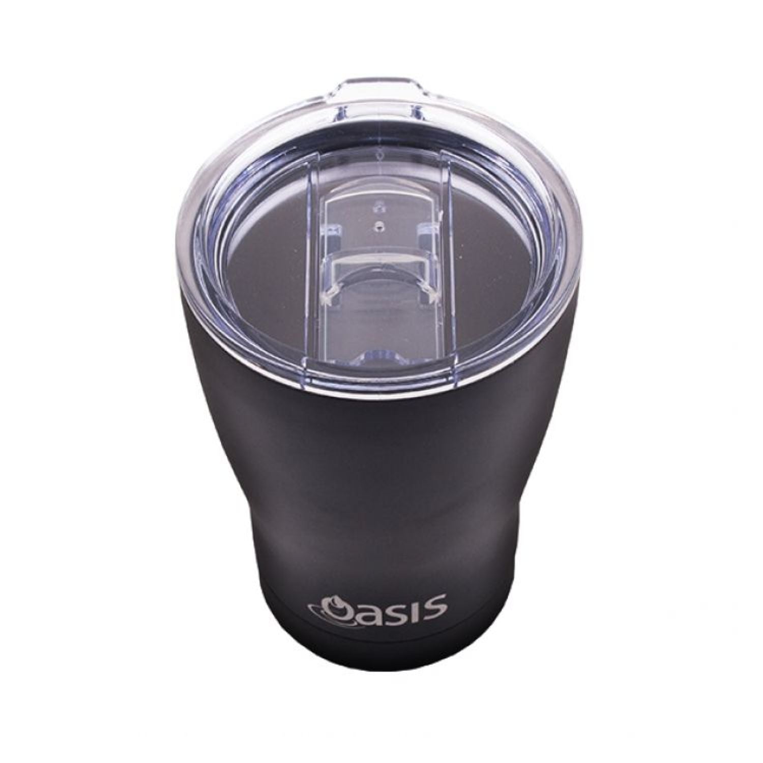 Oasis Stainless Steel Insulated Travel Cup 340ML - Matte Black