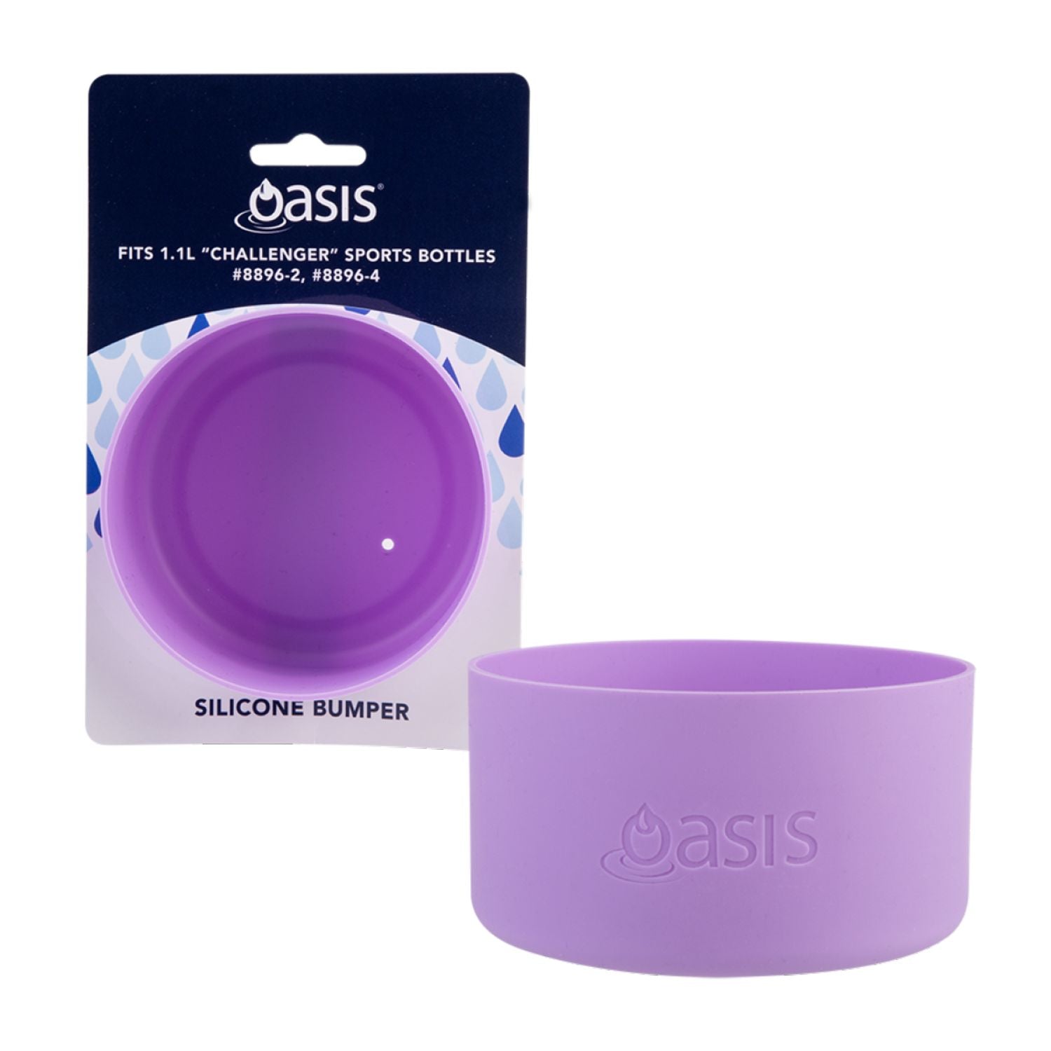 Oasis Silicone Bumper For Sports Bottle 1.1L - Lavender