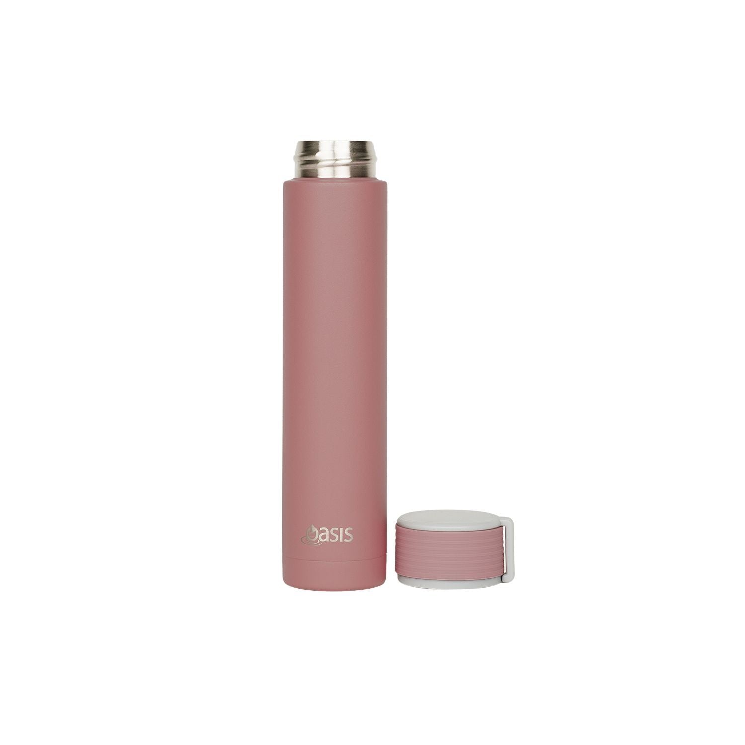 Oasis Skinny Mini Insulated Water Bottle 250ML Matte - Rose Quartz