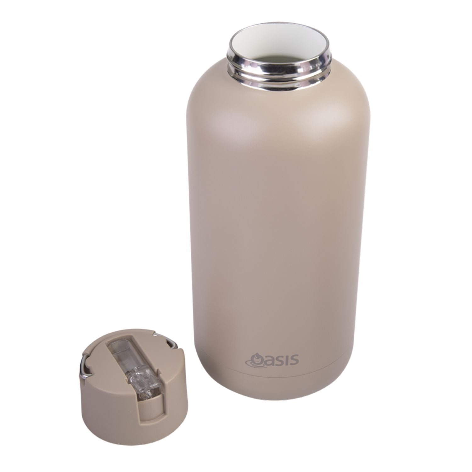 Oasis Stainless Steel Insulated Ceramic Moda Bottle 1.5L - Latte