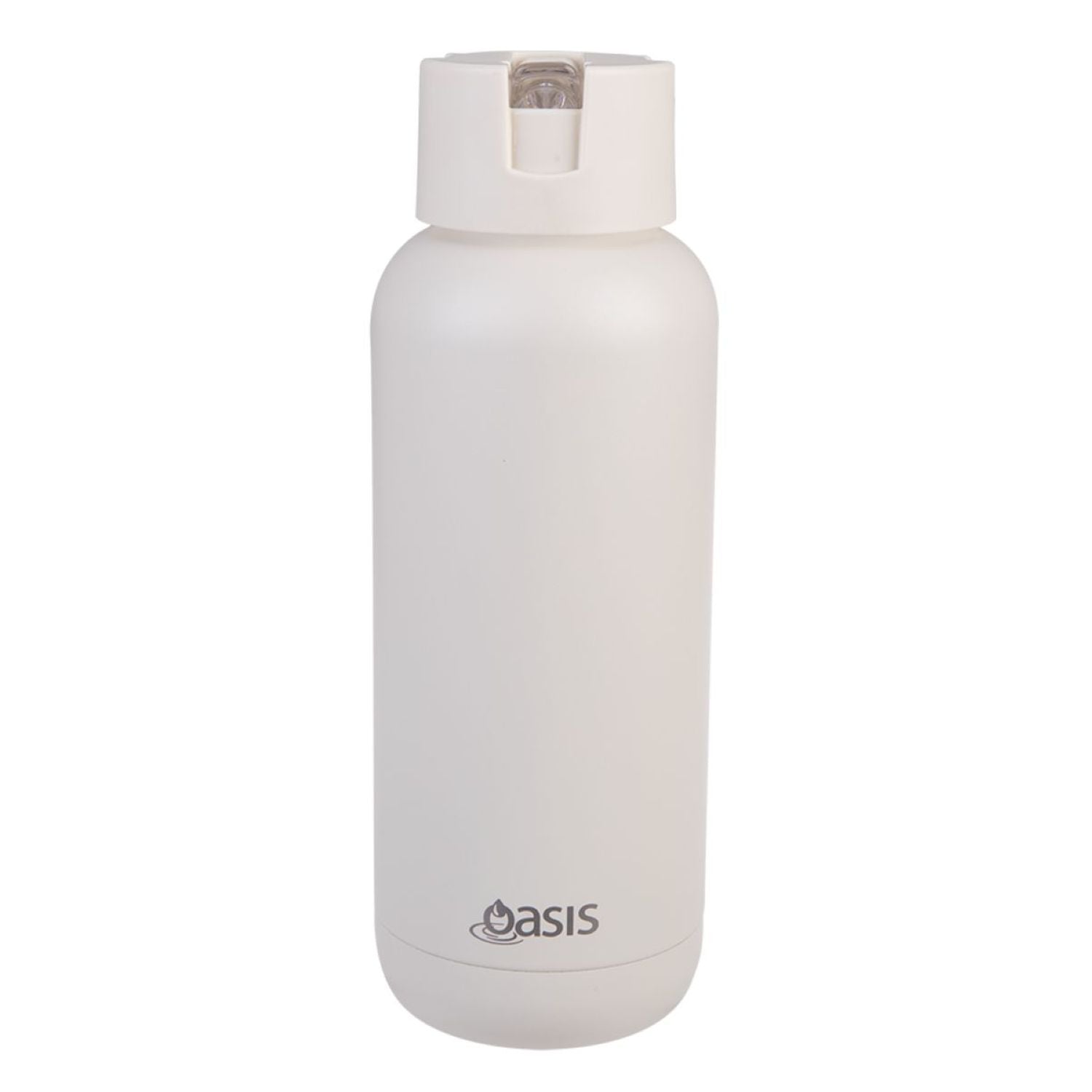 Oasis Stainless Steel Insulated Ceramic Moda Bottle 1L - Alabaster