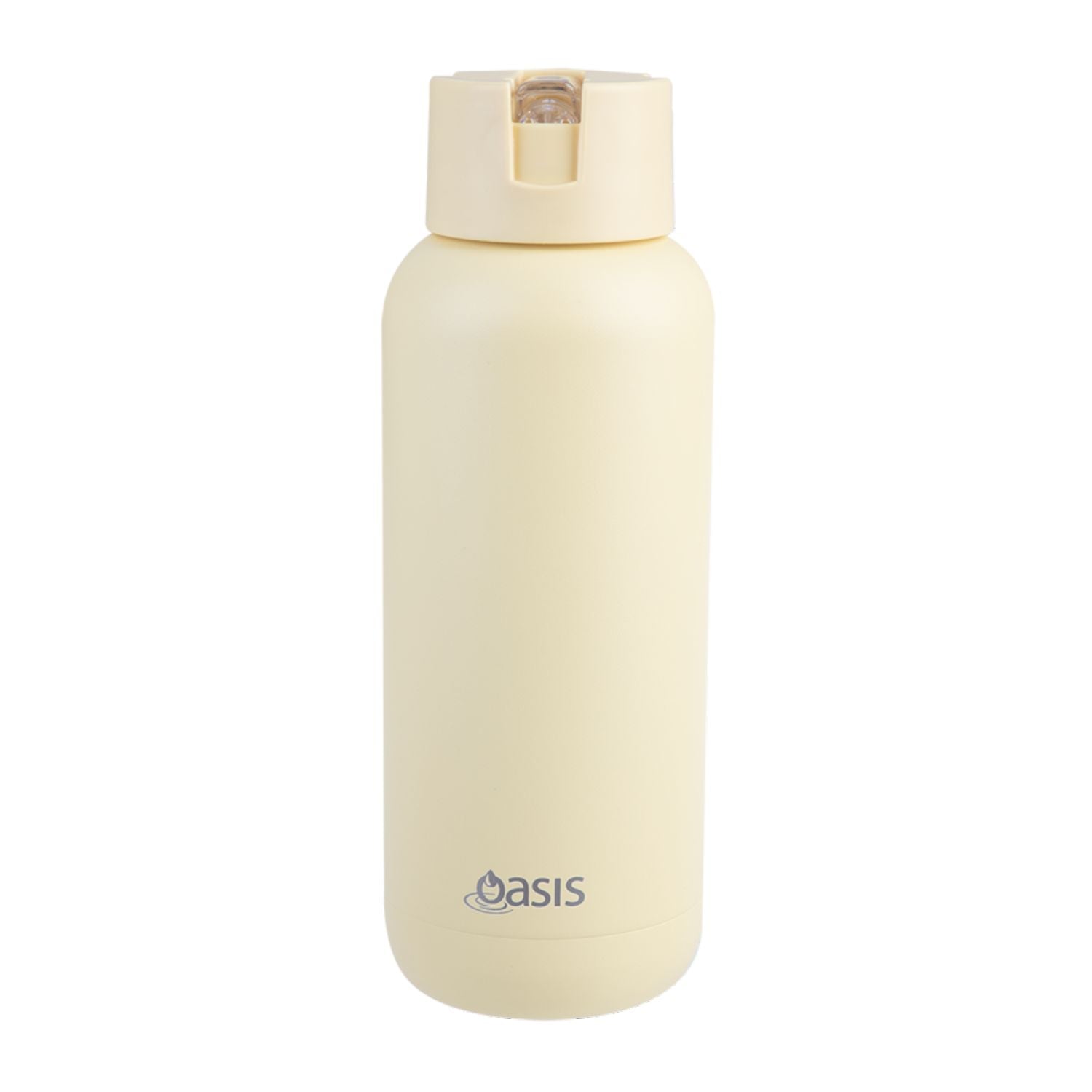 Oasis Stainless Steel Insulated Ceramic Moda Bottle 1L - Daffodil