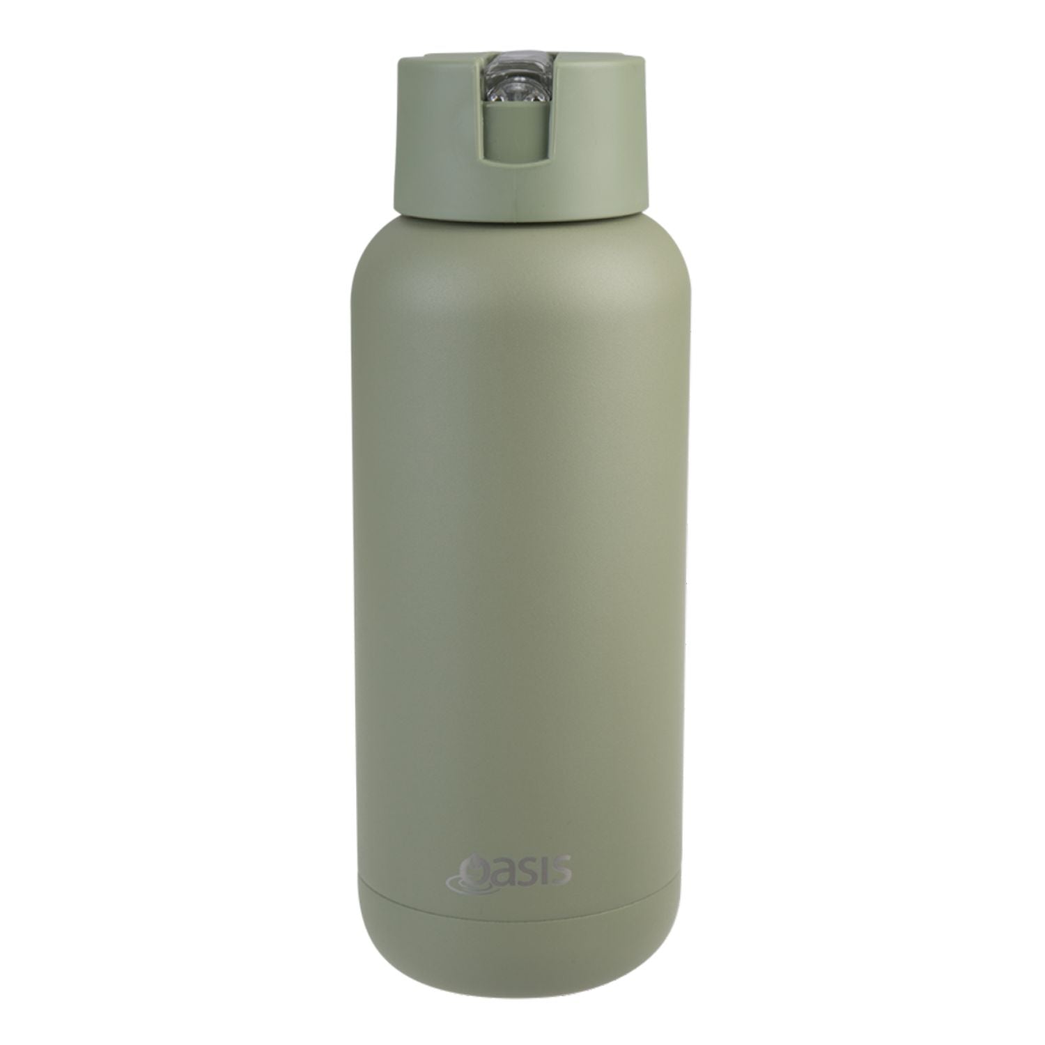 Oasis Stainless Steel Insulated Ceramic Moda Bottle 1L - Olive Green