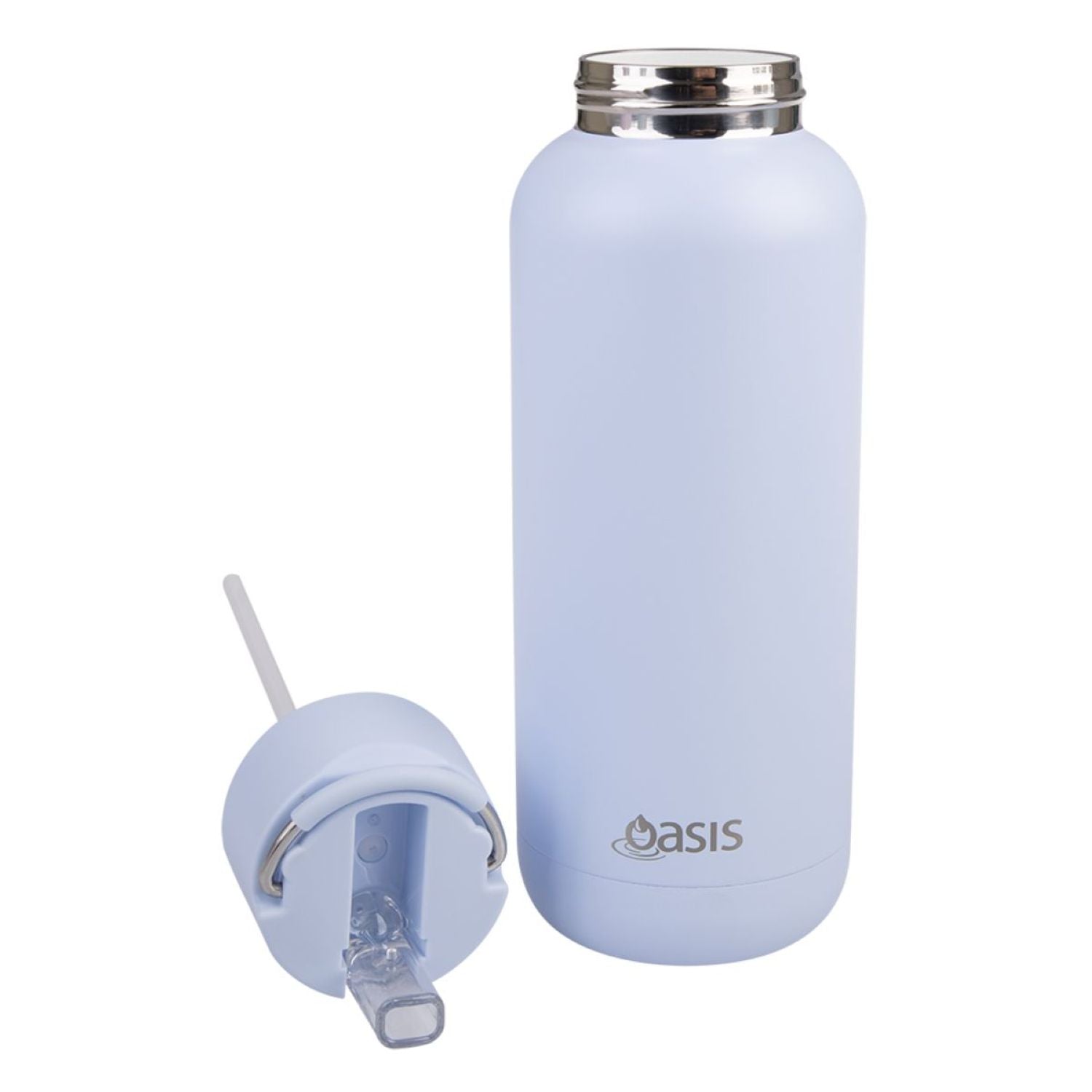 Oasis Stainless Steel Insulated Ceramic Moda Bottle 1L - Periwinkle