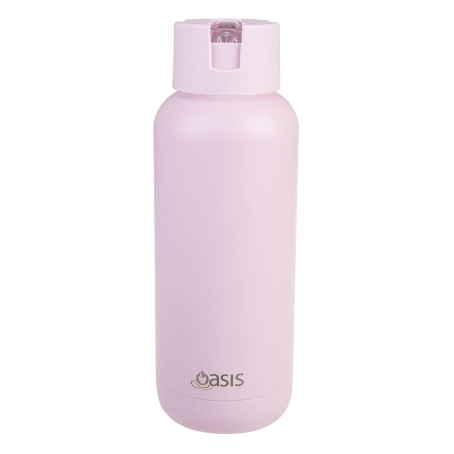 Oasis Stainless Steel Insulated Ceramic Moda Bottle 1L - Pink Lemonade