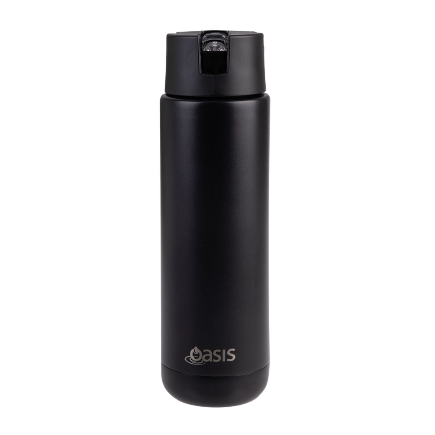 Oasis Stainless Steel Insulated Ceramic Moda Bottle 700ML - Black