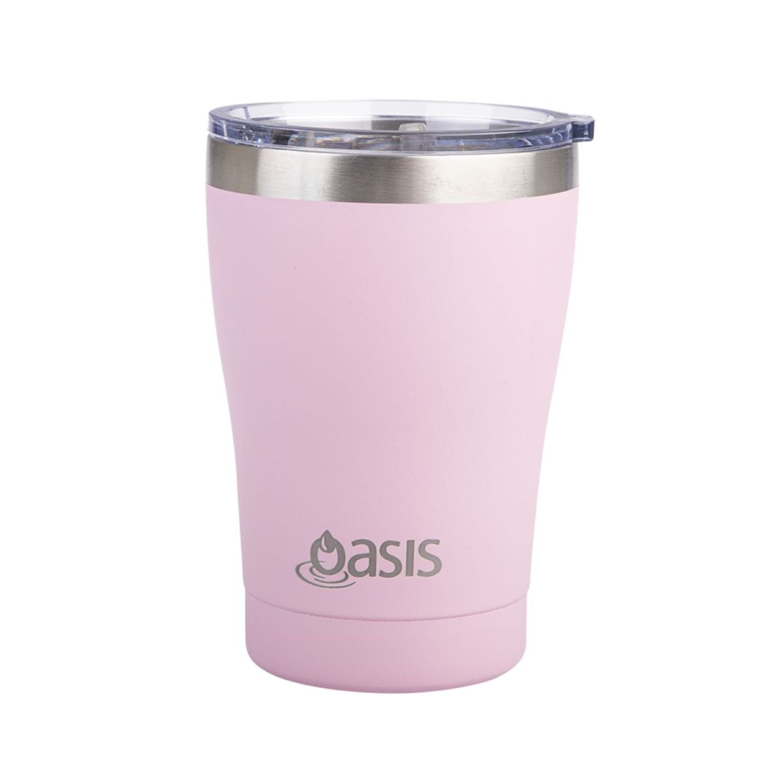 Oasis Stainless Steel Insulated Cup With Lid 350ML - Matte Carnation