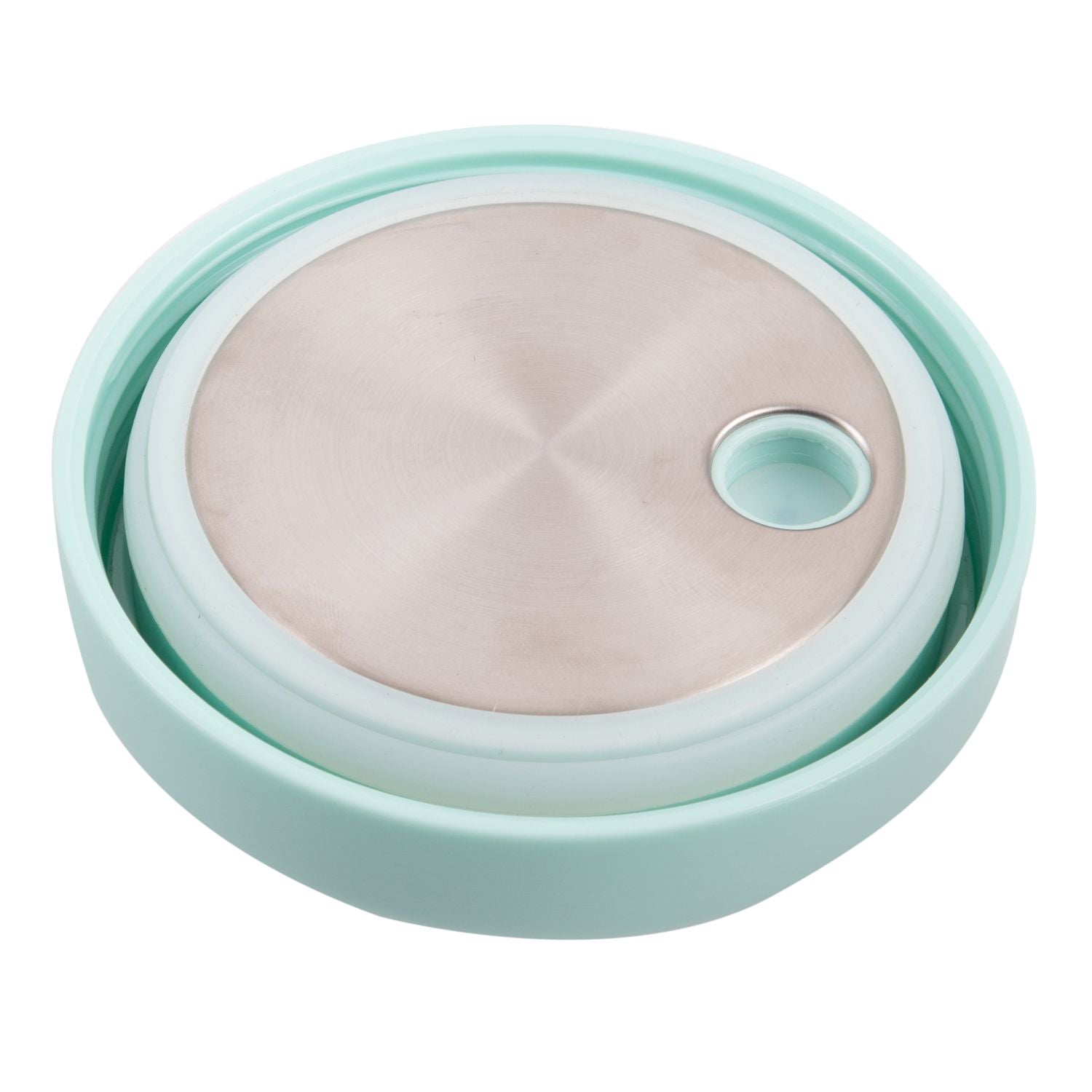 Oasis Stainless Steel Insulated Food Container with Handle 470ML - Mint