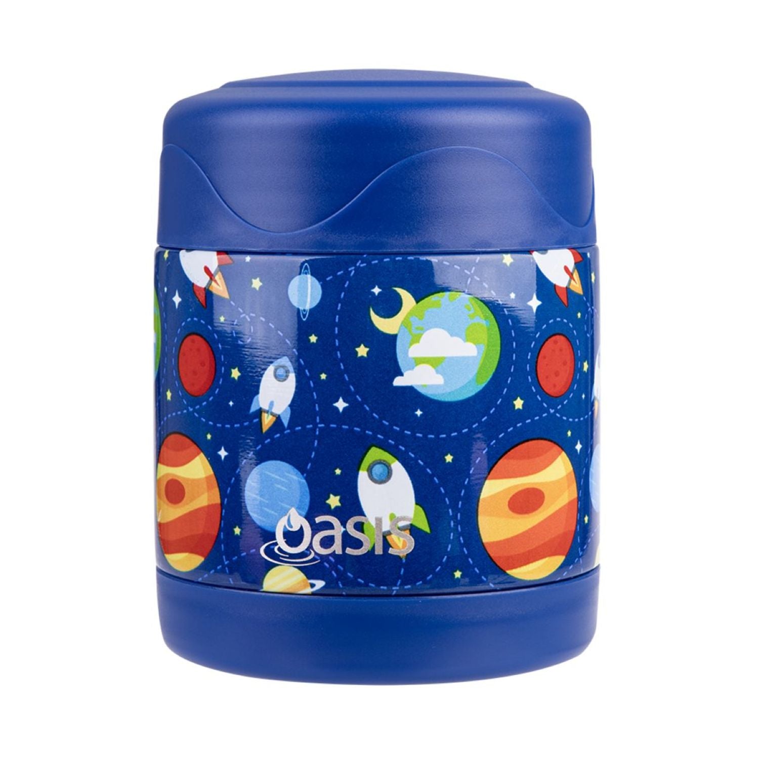 Oasis Stainless Steel Insulated Kids' Food Flask 300ML - Outer Space
