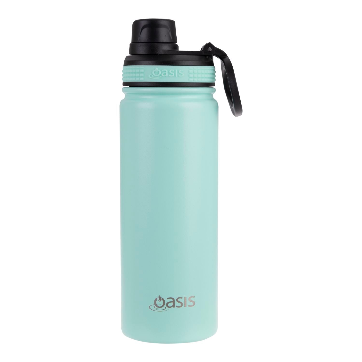Oasis Stainless Steel Insulated Sports Water Bottle with Screw Cap 550ML - Mint
