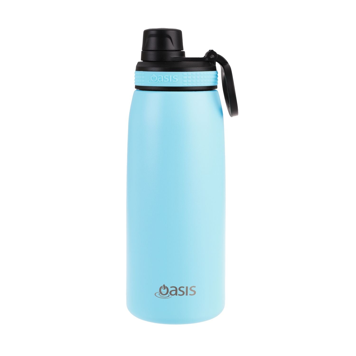 Oasis Stainless Steel Insulated Sports Water Bottle with Screw Cap 780ML - Island Blue