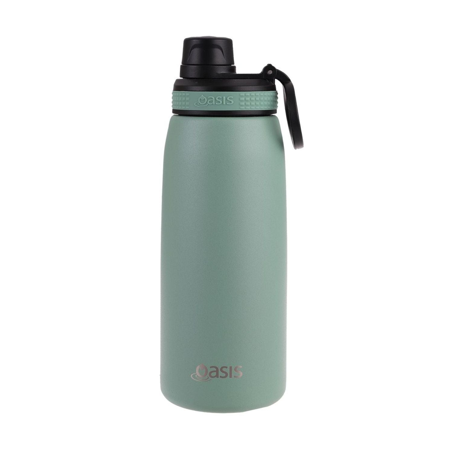 Oasis Stainless Steel Insulated Sports Water Bottle with Screw Cap 780ML - Sage Green