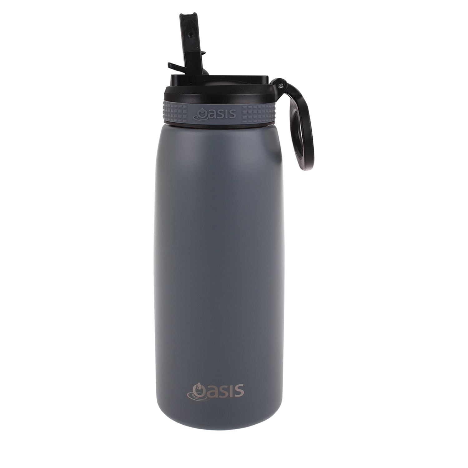 Oasis Stainless Steel Insulated Sports Water Bottle with Straw 780ML - Steel