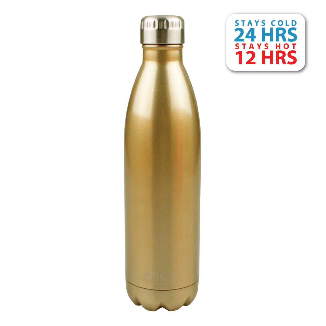Oasis Stainless Steel Insulated Water Bottle 750ML - Champagne