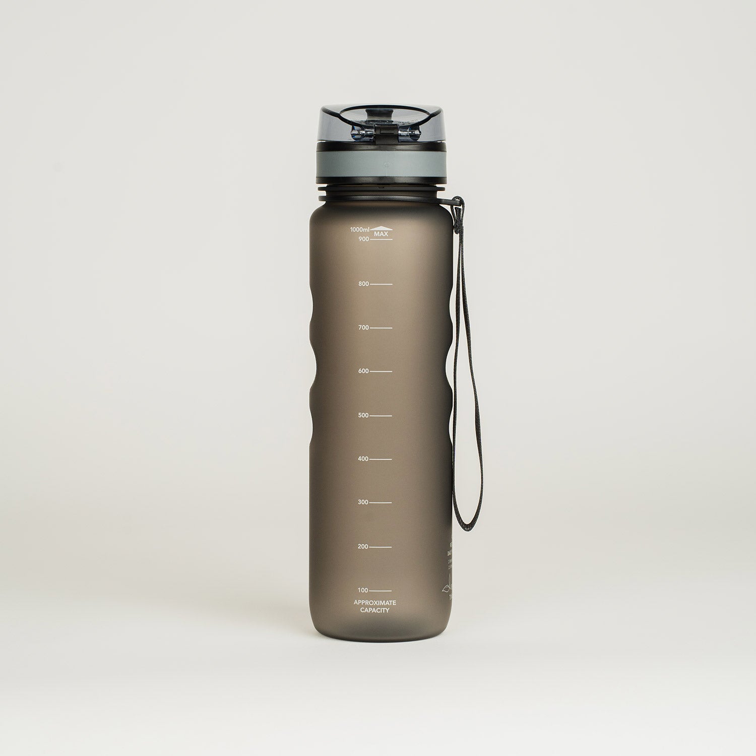 Oasis Tritan Sports Bottle with Handle Strap 1L - Graphite