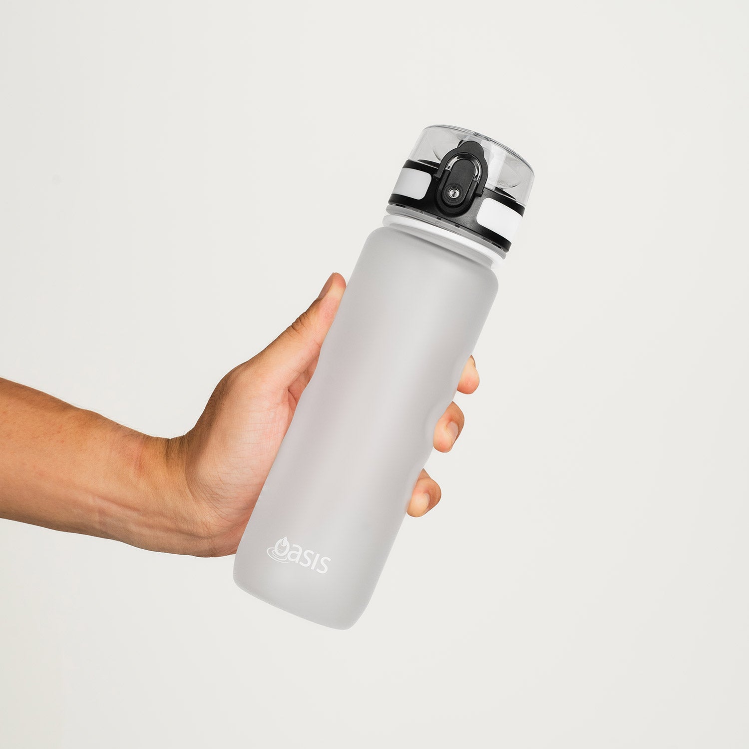 Oasis Tritan Sports Bottle with Handle Strap 500ML - White