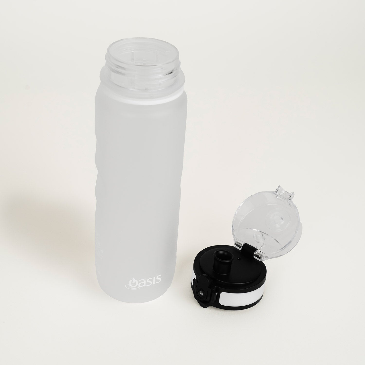 Oasis Tritan Sports Bottle with Handle Strap 500ML - White