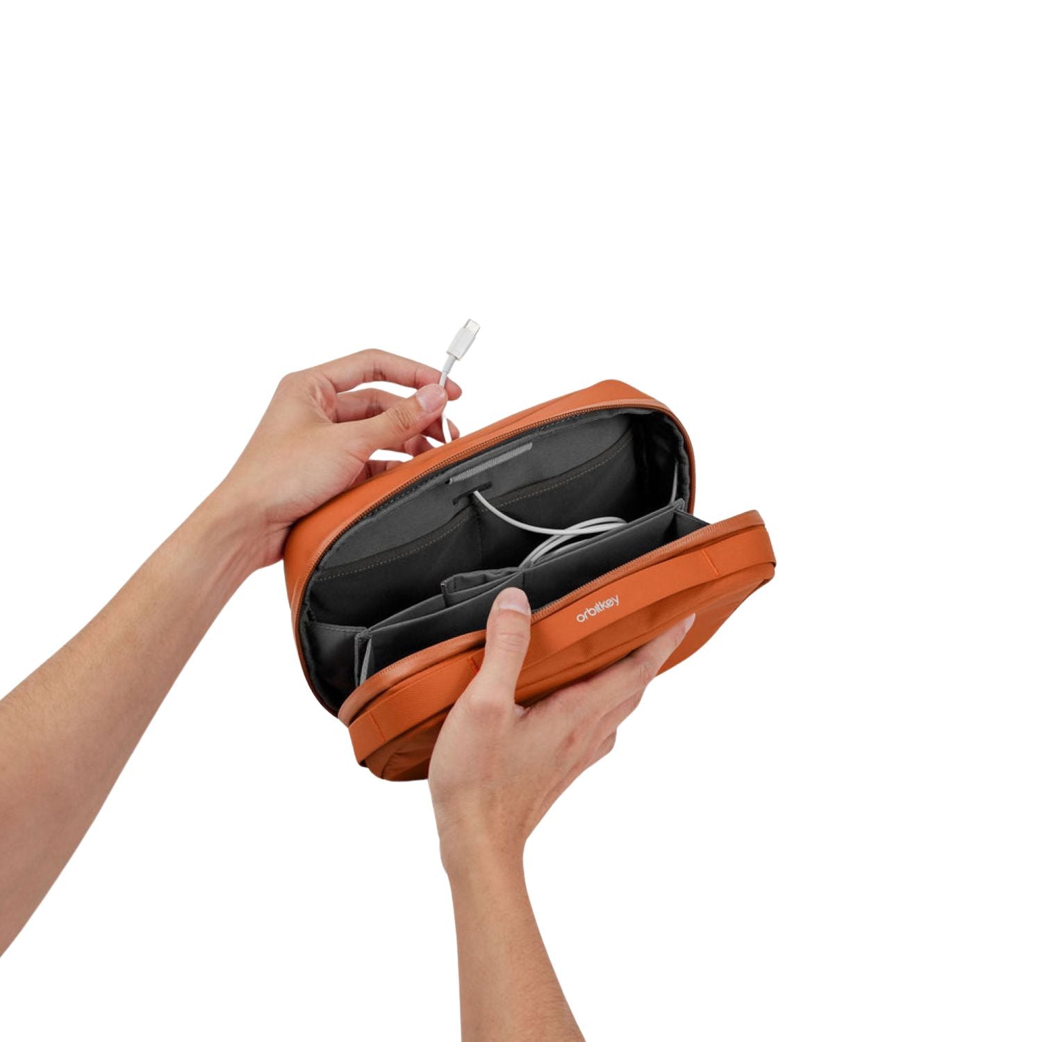 Orbitkey 2-In-1 Tech Pouch (Terracotta)
