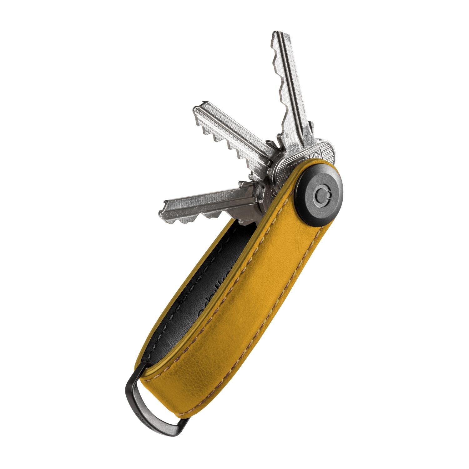 Orbitkey Leather Key Organiser (Limited Edition) - Yellow