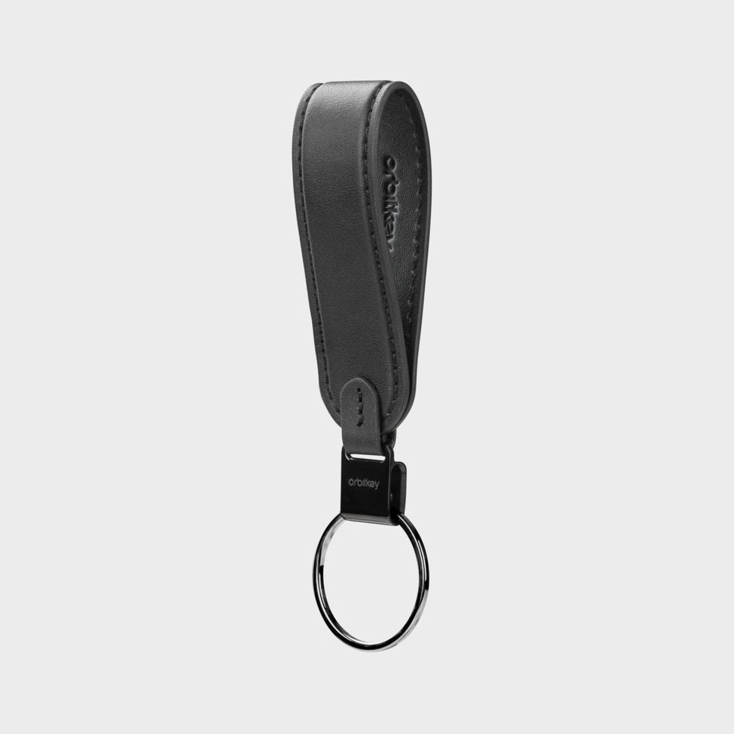 Orbitkey Leather Loop Keychain (Black)