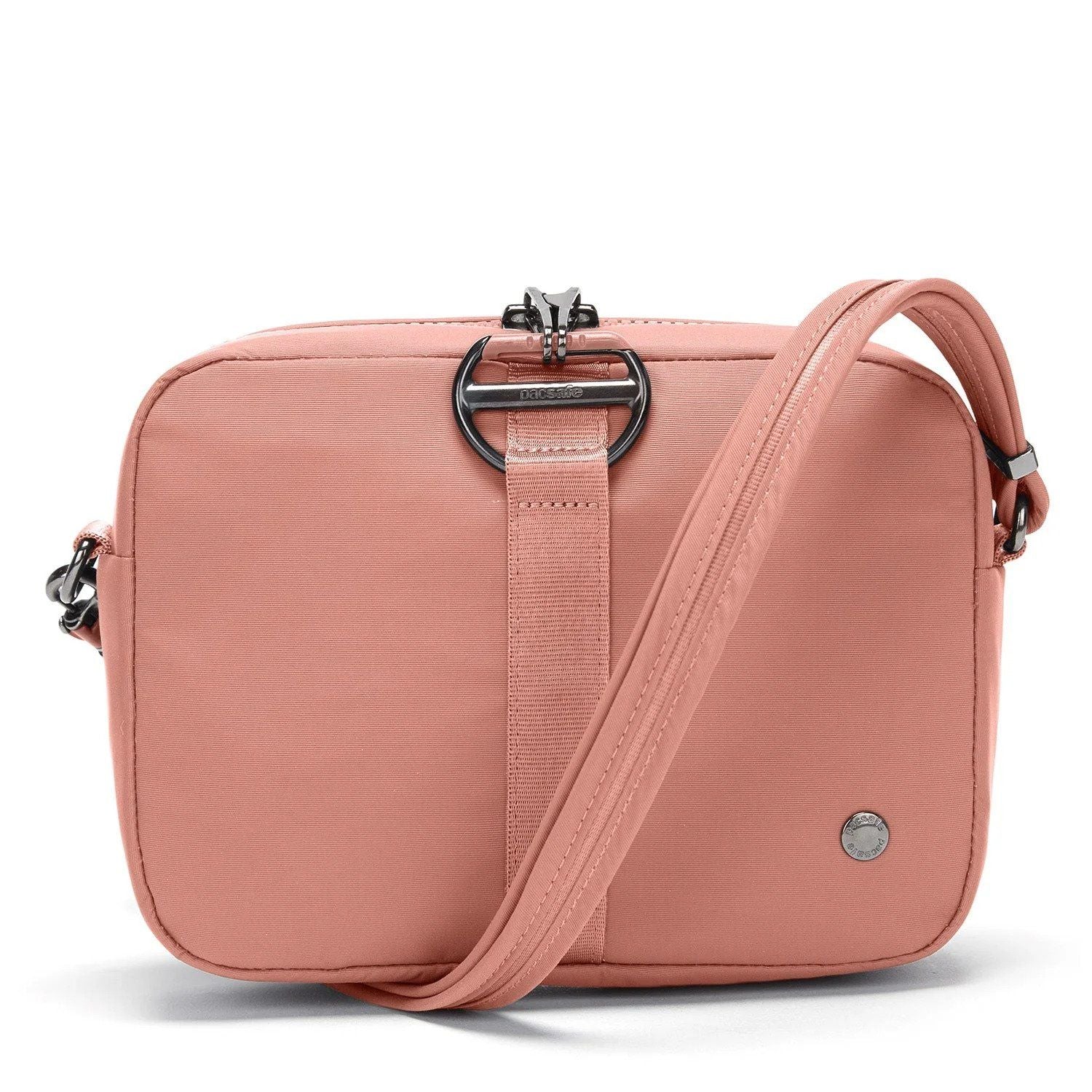 Pacsafe Citysafe CX Anti-Theft Square Crossbody Bag (Econyl Rose)