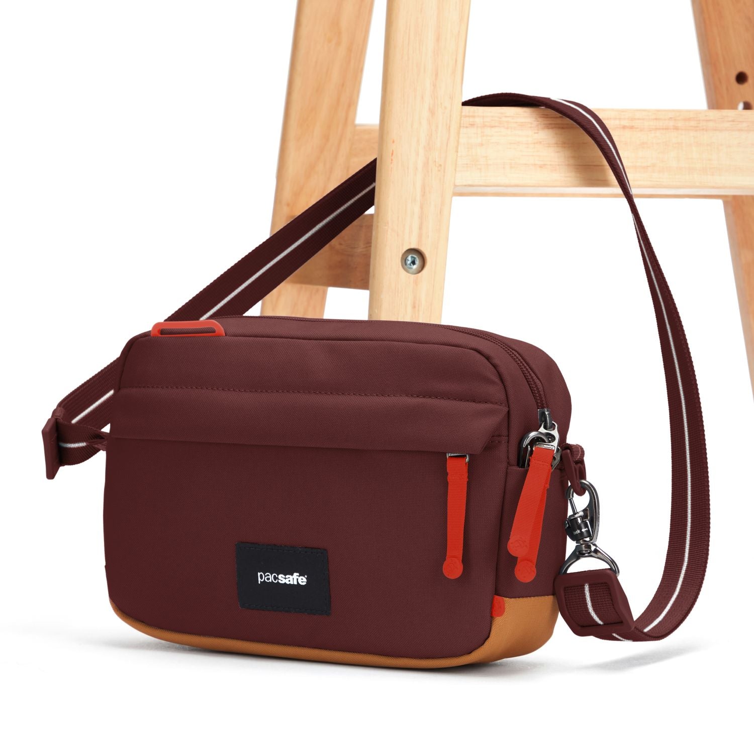Pacsafe Go Anti-Theft Crossbody Bag (Garnet Red)