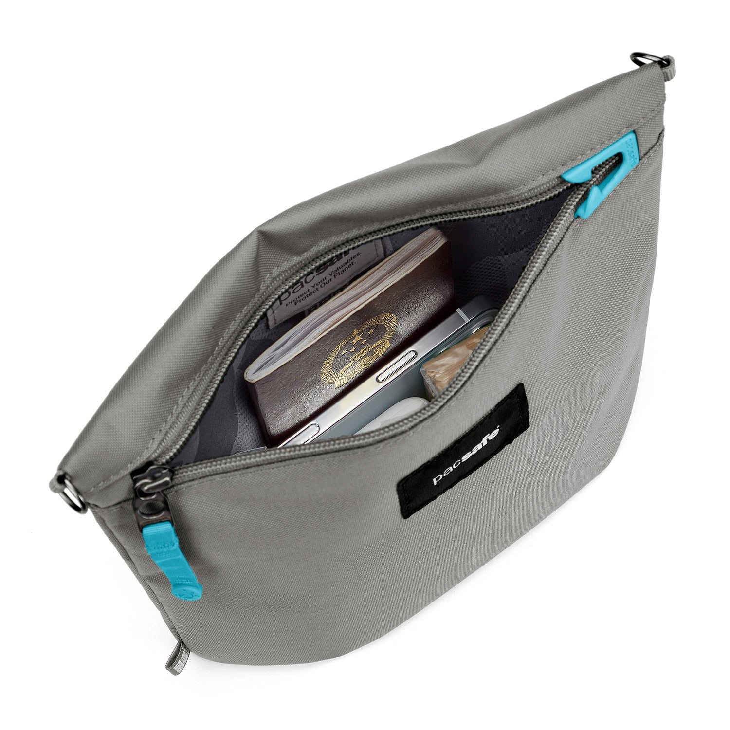 Pacsafe Go Anti-Theft Crossbody Pouch (Stone)