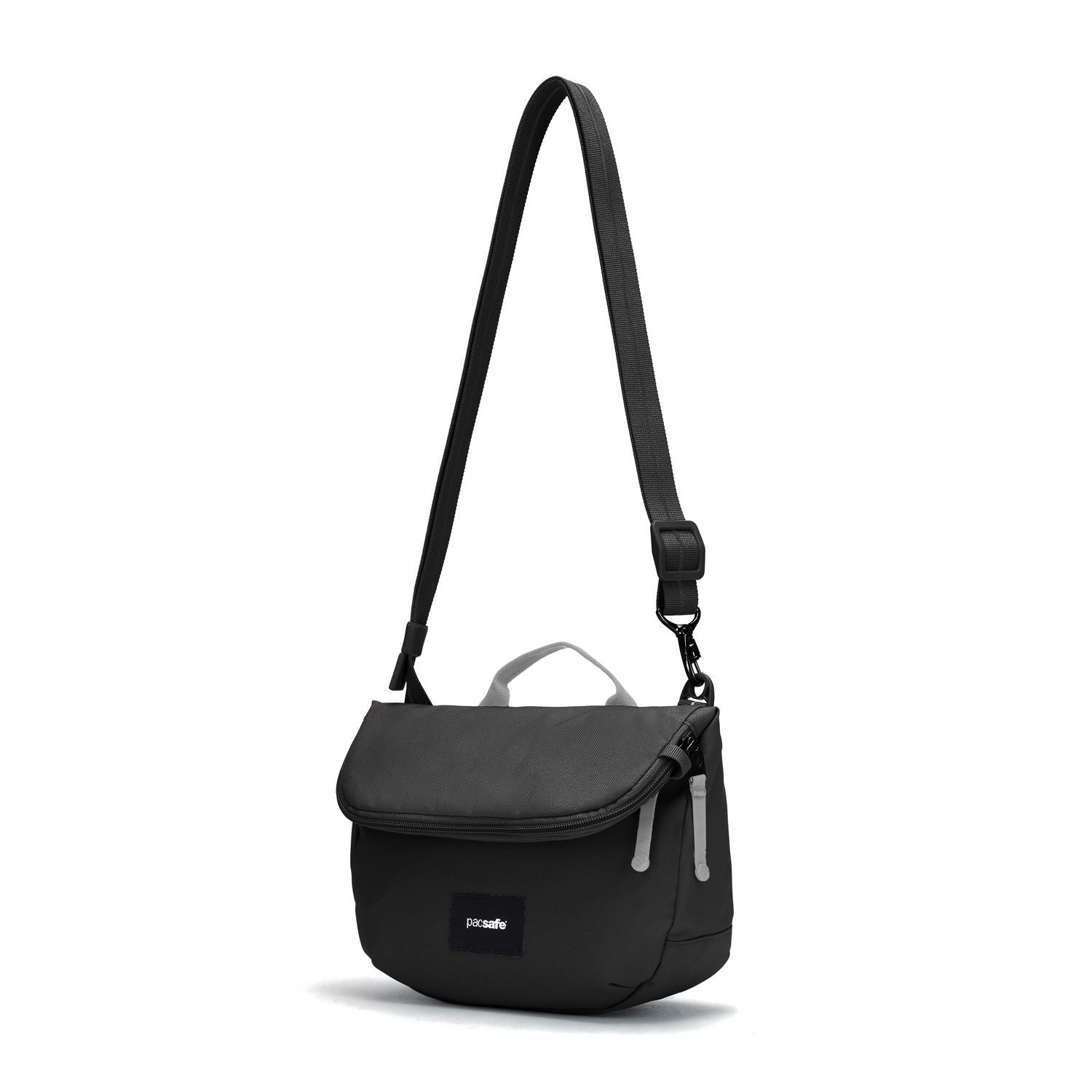 Pacsafe Go Anti-Theft Saddle Crossbody Bag (Jet Black)