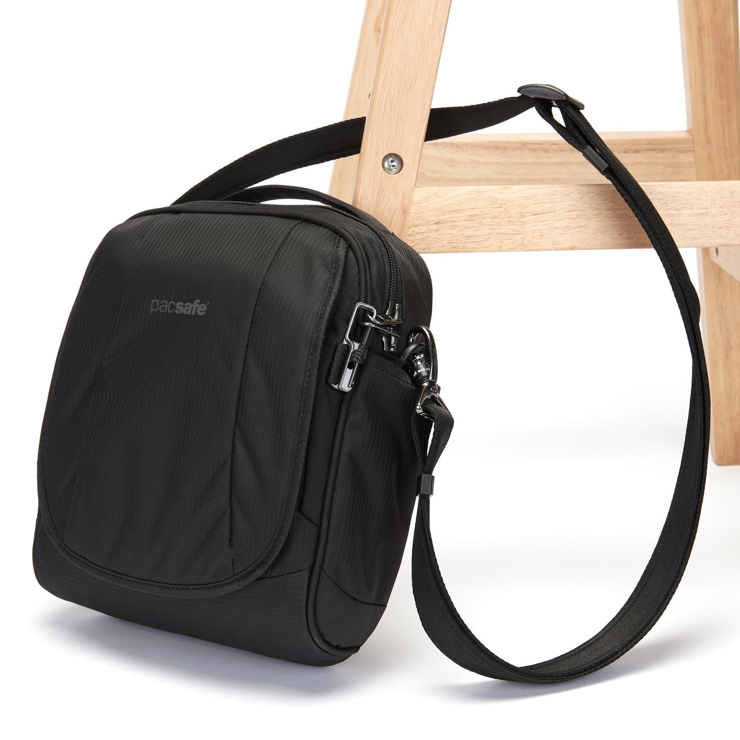 Pacsafe Metrosafe LS200 Anti-Theft Crossbody (Econyl Black)