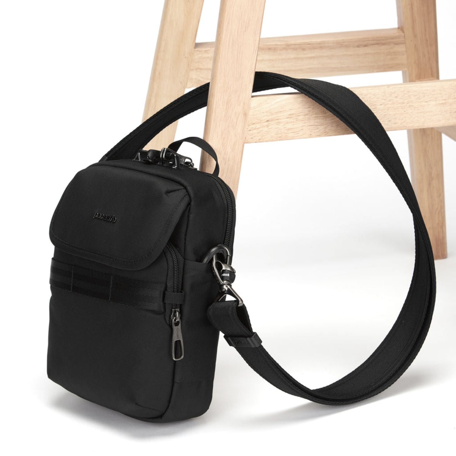 Pacsafe Metrosafe X Anti-Theft Compact Crossbody Bag (Black)