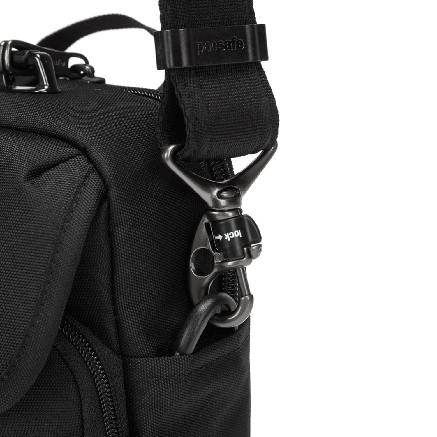 Pacsafe Metrosafe X Anti-Theft Compact Crossbody Bag (Black)