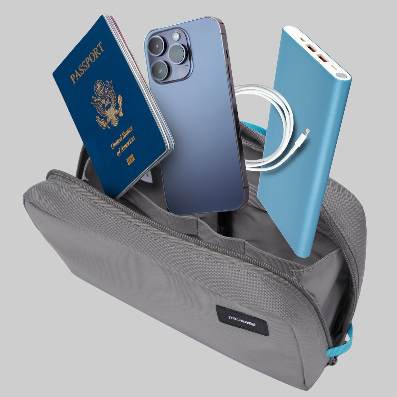 Pacsafe RFIDsafe Gear Pouch (Stone)