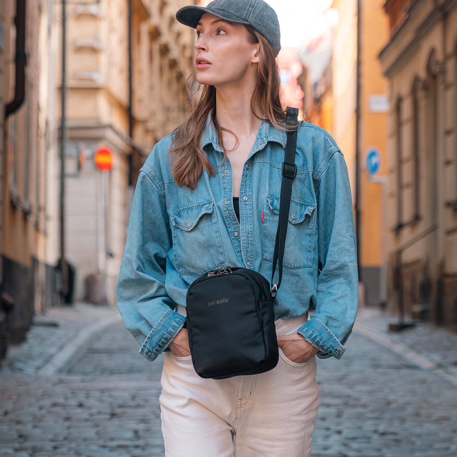 Pacsafe V Anti-Theft Companion Crossbody (Jet Black)