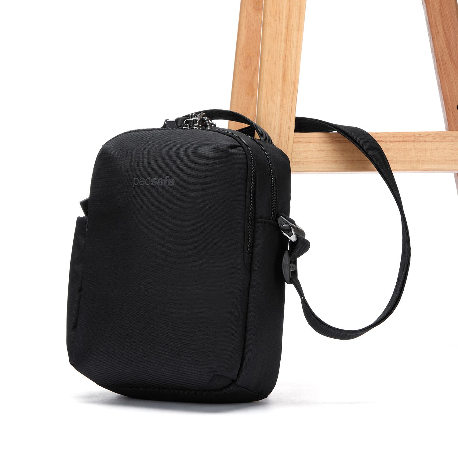 Pacsafe V Anti-Theft Tour Crossbody (Jet Black)