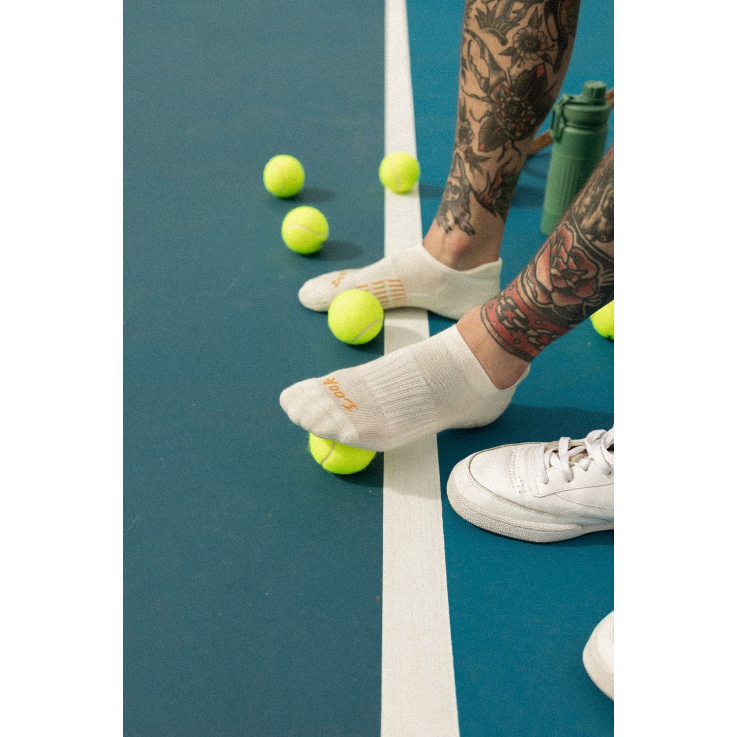 Paire Merino Wool-Blend Active Ankle Sock  (Snow) - S