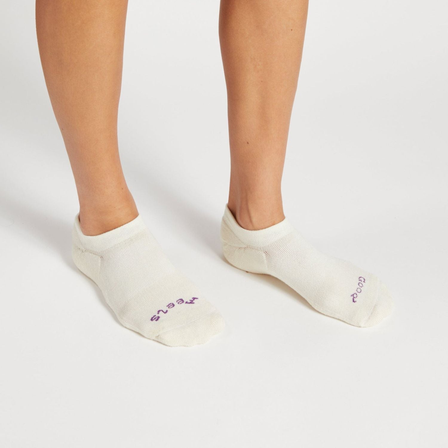 Paire Merino Wool-Blend Ankle Sock (Snow) - M