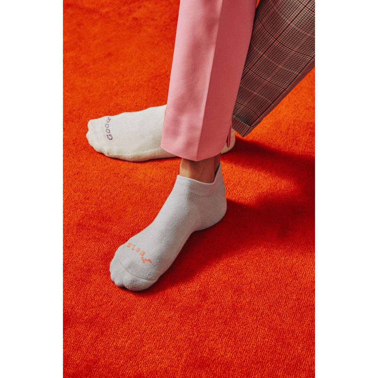 Paire Merino Wool-Blend Ankle Sock (Snow) - M