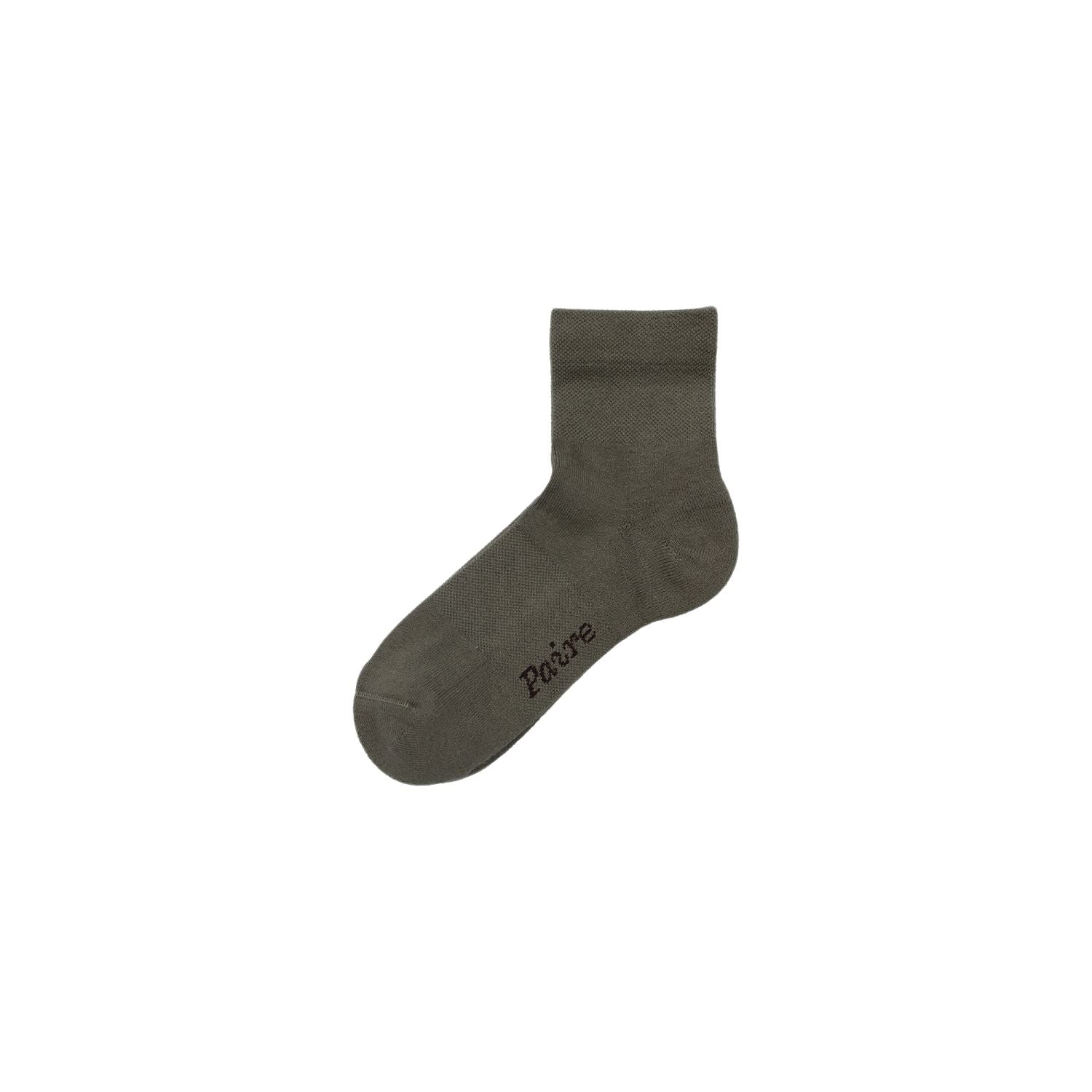 Paire Botanic Merino Wool-Blend Quarter Sock (Moss) - M