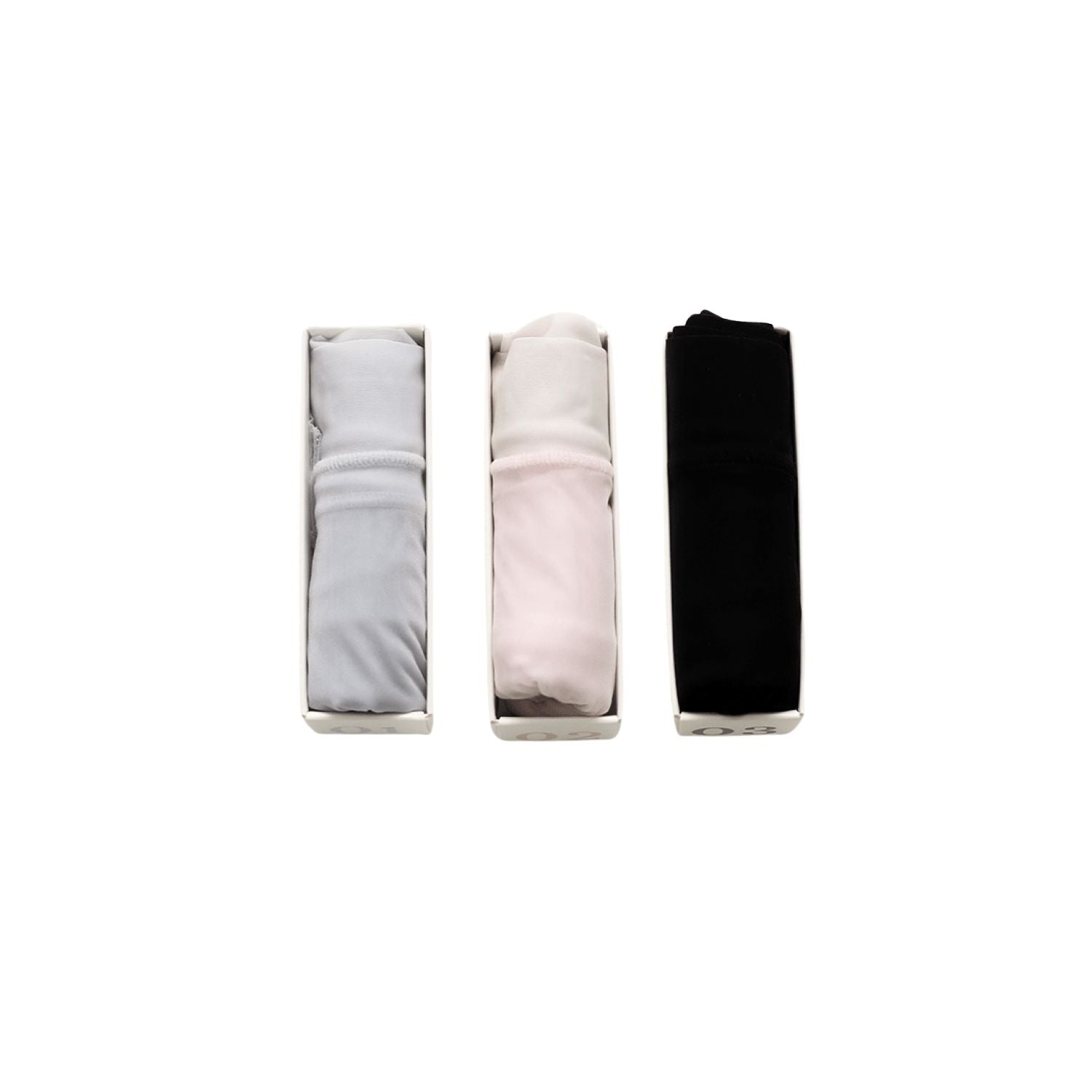 Paire Lipstick Underwear / Pack Of 3 (Sky blue, Peachy & Midnight) - XS-M