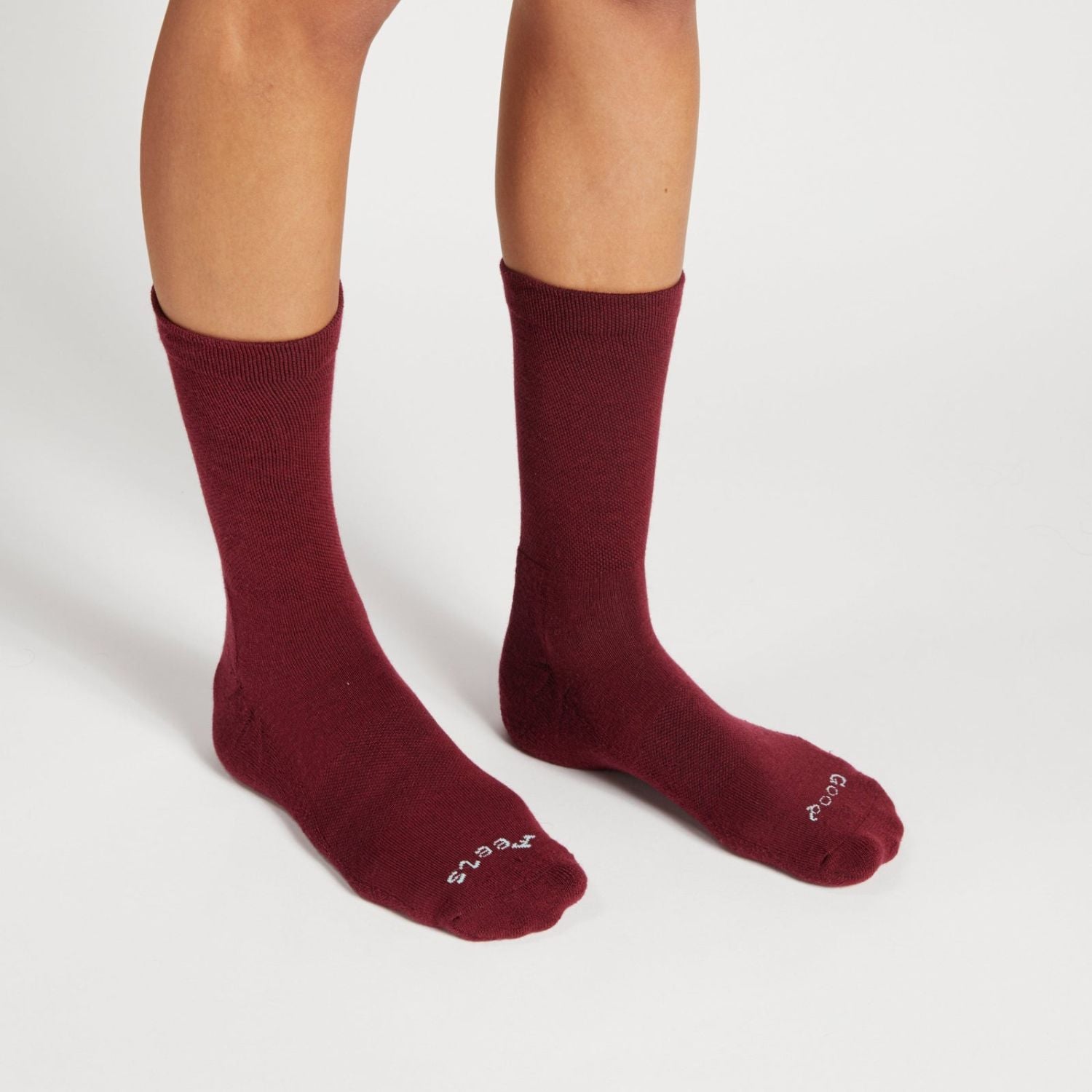 Paire Merino Wool-Blend Calf Sock (Pinot) - M