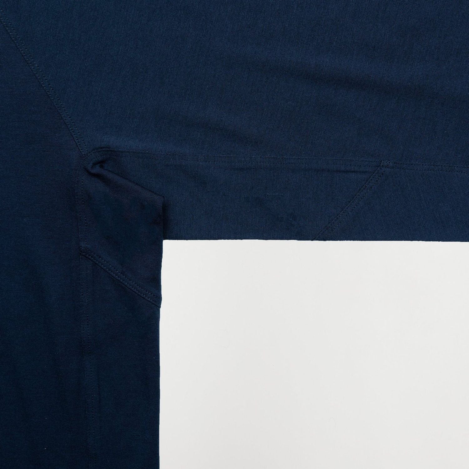 Paire Merino Wool-Blend Unisex Long Sleeve T-Shirt (Navy) - M