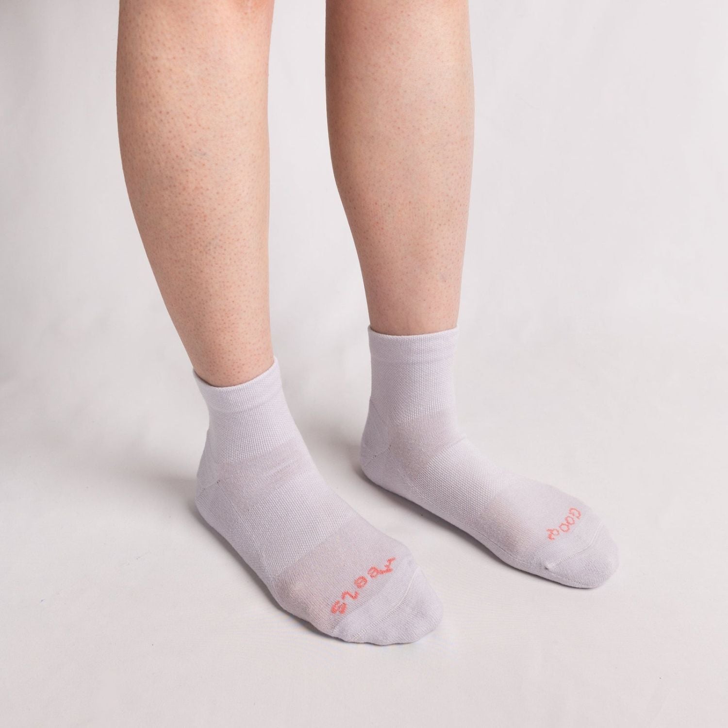 Paire Merino Wool-Blend Quarter Sock (Fog) - M
