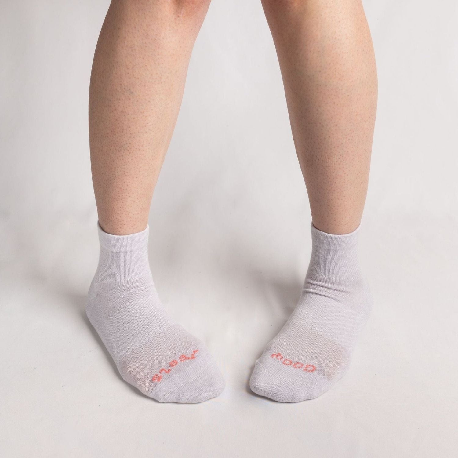 Paire Merino Wool-Blend Quarter Sock (Fog) - M