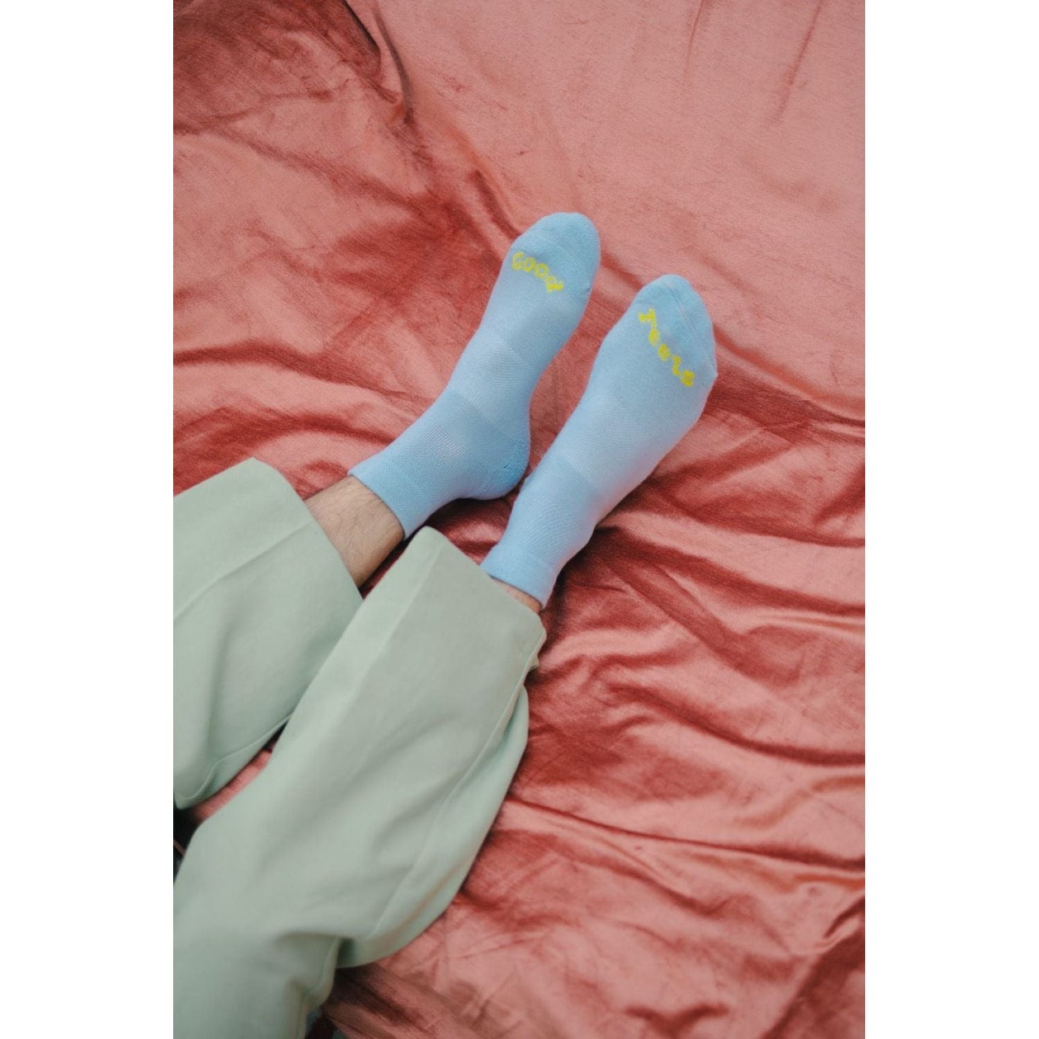 Paire Merino Wool-Blend Quarter Sock (Fog) - M